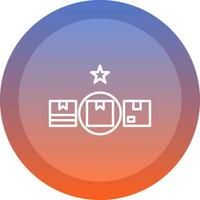 Differentiation icon. colored outline icon style. vector