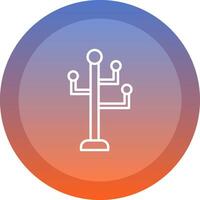 Coat Rack icon. colored outline icon style. vector