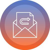 Reply Message Icon Design vector