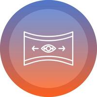 Panoramic View Icon Design vector