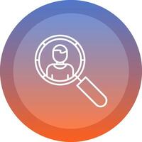 Demographics icon. colored outline icon style. vector