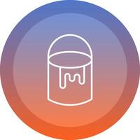 Paint Bucket Icon Design vector