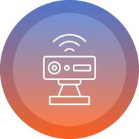 Motion Sensor Icon Design vector