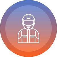 Racer Icon Design vector