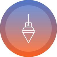 Plumb Bob Icon Design vector