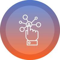 Interaction Icon Design vector