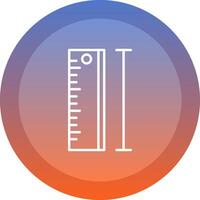Measure icon. colored outline icon style. vector