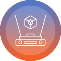 Hologram Icon Design vector