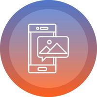 Mms Icon Design vector