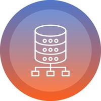 Database Icon Design vector