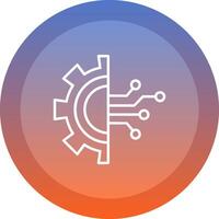 Digital Transformation Icon Design vector