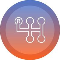 Gearshift Icon Design vector