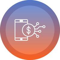 Digital Economy Icon Design vector