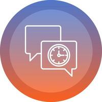 Coordination icon. colored outline icon style. vector