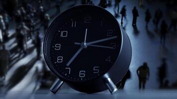 Time Lapse of Watch Clock Showing Time Passing By Fast in Moving Countdown video