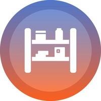 Shelves icon. colored outline icon style. vector