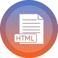HTML Icon Design vector