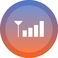 Signal icon. colored outline icon style. vector