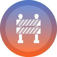 Road Block Icon Design vector