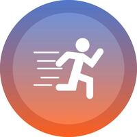 Running Icon Design vector