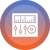 Mix icon. colored outline icon style. vector