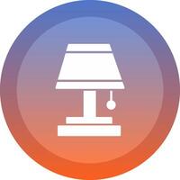 Table Lamp Icon Design vector