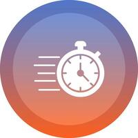 Fast Time Icon Design vector