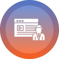 Content Creator Icon Design vector
