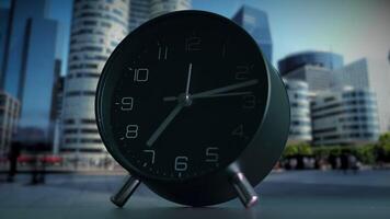 Time Lapse of Watch Clock Showing Time Passing By Fast in Moving Countdown video