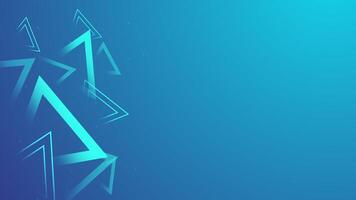 Modern Blue Gradient and Triangle Shape Animation Background video
