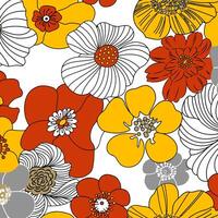 Abstract Flower background suitable for home wallpaper purpose vector