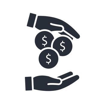 saving flat icon vector
