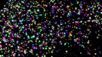 4K Glitter Particles Background Loop Digital Rendering video