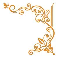 Set of a Ornament design elements on a white background vector
