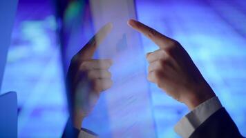 Engaging Business Presentation Featuring Interactive Digital Interface for Enhanced Participation video