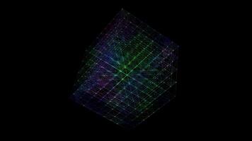 Network Dots and Lines 4K 3D Rendering video