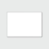 Minimalist empty white frame on a clean white background. vector