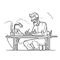 notebook literary story art lifestyle idea editor vector