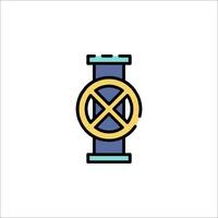 A clock with a no sign on it vector