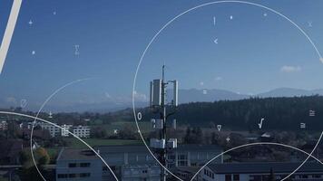 The topic discusses the key role of telecom towers in urban connectivity and landscape tech video