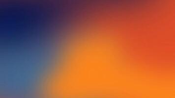 Abstract backdrop blurred navy orange light blue soft gradient. background moving of multicolor slow motion background video