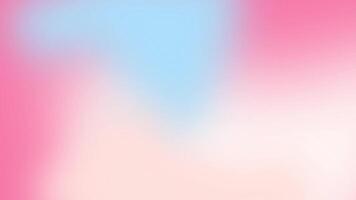 Abstract backdrop blurred pink light blue withe soft gradient. background video