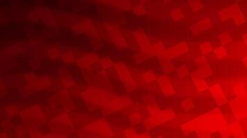 Red squares form a textured diagonal pattern with shading video