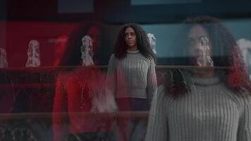 Surreal reflection involving dancers set within an abstract and imaginative environment video