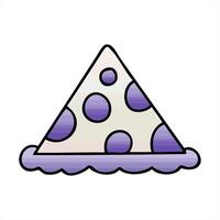 gradient shaded quirky cartoon slice of pizza creative drawing video