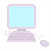 computer with mouse and keyboard creative drawing video