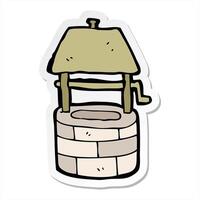 sticker of a cartoon well creative drawing video
