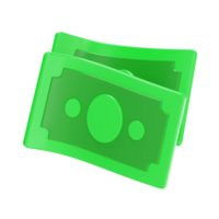 Stack of Money 3D Icon, Wealth and Payment png