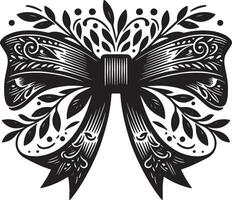 Timeless Bow Ribbon Artwork with Clean vector