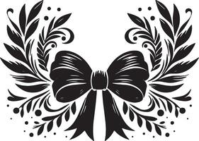 Bow Ribbon Illustration for Design Projects vector